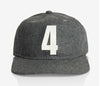 ALPHABET WOOL CAP - GREY