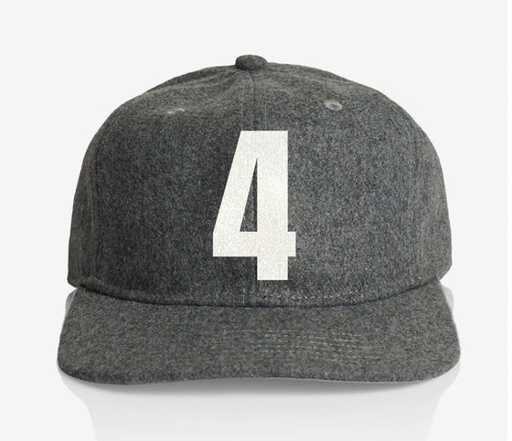 ALPHABET WOOL CAP - GREY