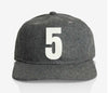 ALPHABET WOOL CAP - GREY