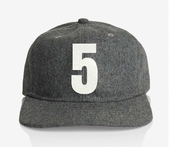 ALPHABET WOOL CAP - GREY