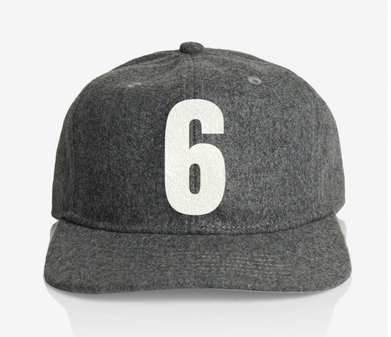 ALPHABET WOOL CAP - GREY
