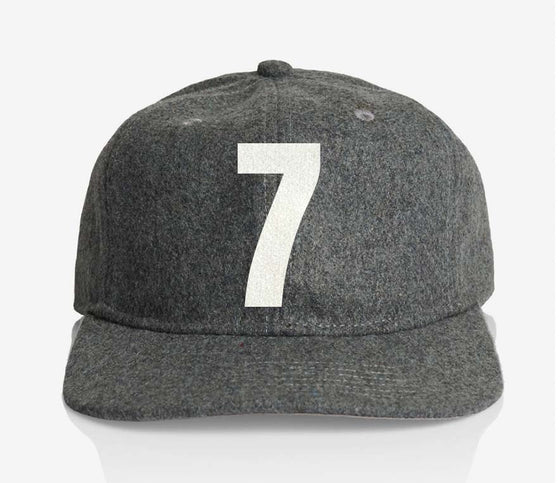 ALPHABET WOOL CAP - GREY