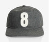 ALPHABET WOOL CAP - GREY