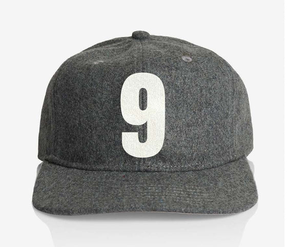 ALPHABET WOOL CAP - GREY