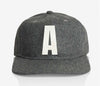 ALPHABET WOOL CAP - GREY