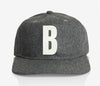 ALPHABET WOOL CAP - GREY