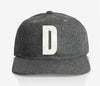 ALPHABET WOOL CAP - GREY