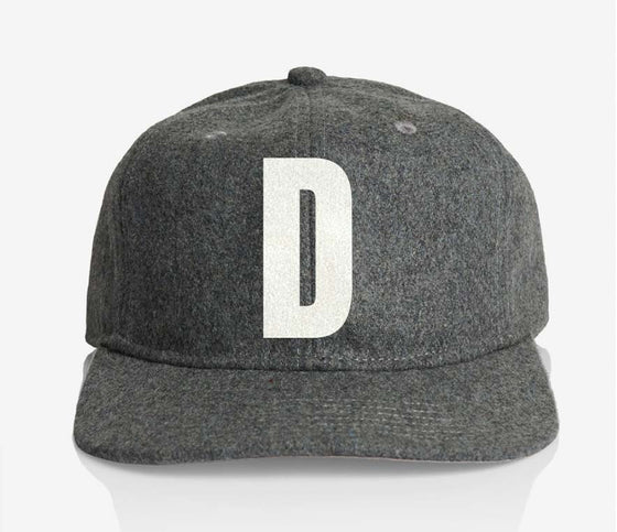 ALPHABET WOOL CAP - GREY