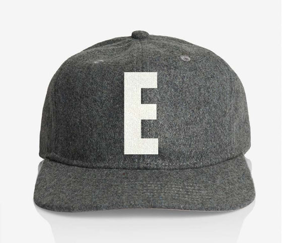 ALPHABET WOOL CAP - GREY