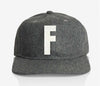 ALPHABET WOOL CAP - GREY
