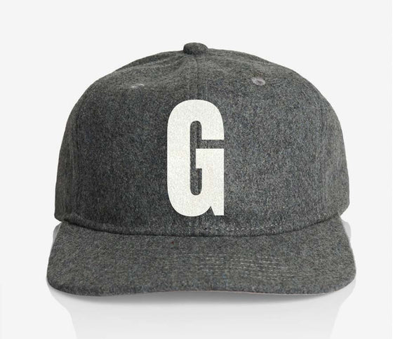 ALPHABET WOOL CAP - GREY
