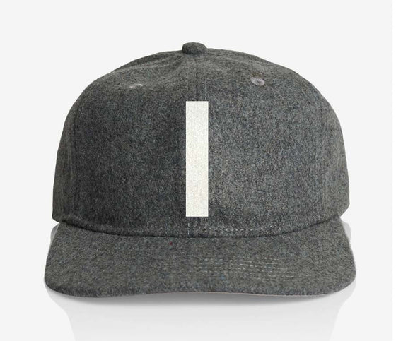 ALPHABET WOOL CAP - GREY