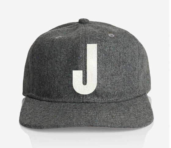 ALPHABET WOOL CAP - GREY
