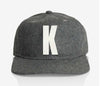 ALPHABET WOOL CAP - GREY