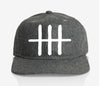 ALPHABET WOOL CAP - GREY