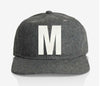 ALPHABET WOOL CAP - GREY