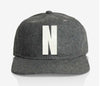 ALPHABET WOOL CAP - GREY