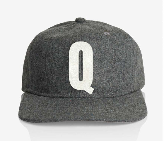 ALPHABET WOOL CAP - GREY