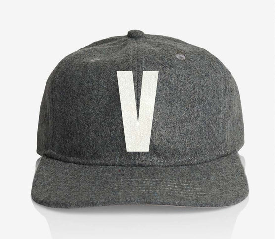 ALPHABET WOOL CAP - GREY