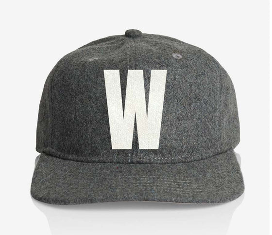 ALPHABET WOOL CAP - GREY