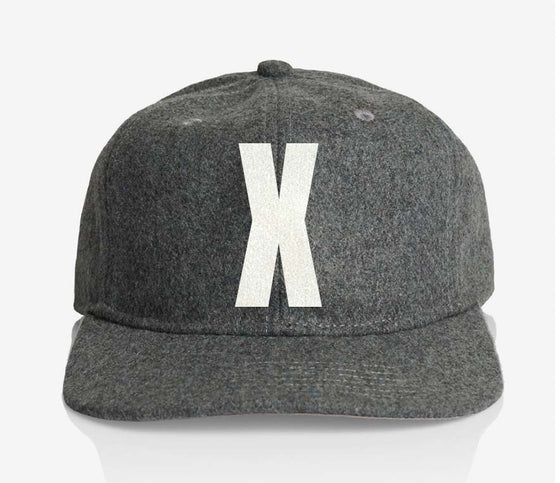 ALPHABET WOOL CAP - GREY