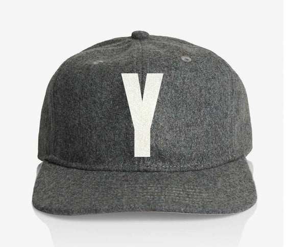 ALPHABET WOOL CAP - GREY