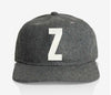 ALPHABET WOOL CAP - GREY