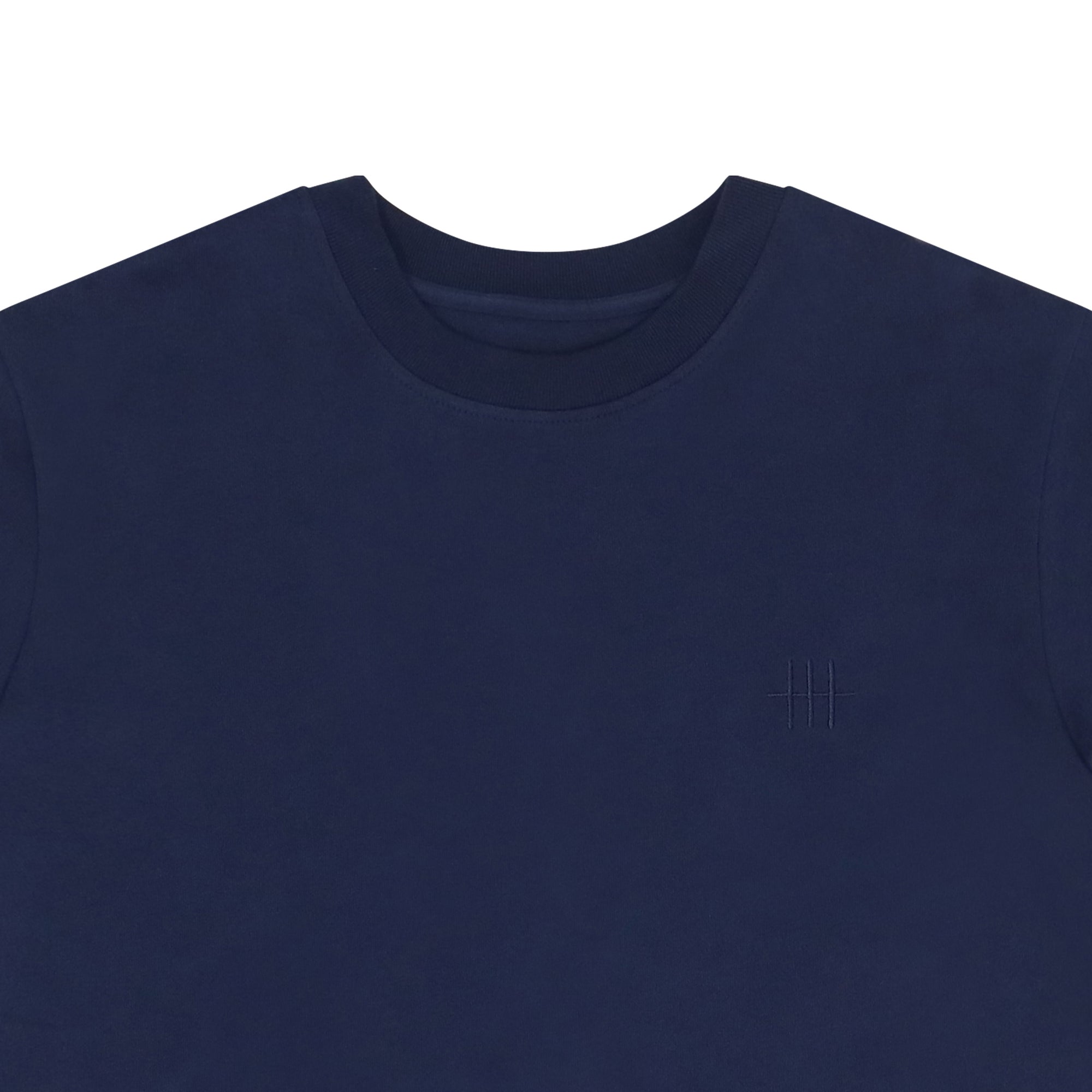 Longer Line Tee - Navy