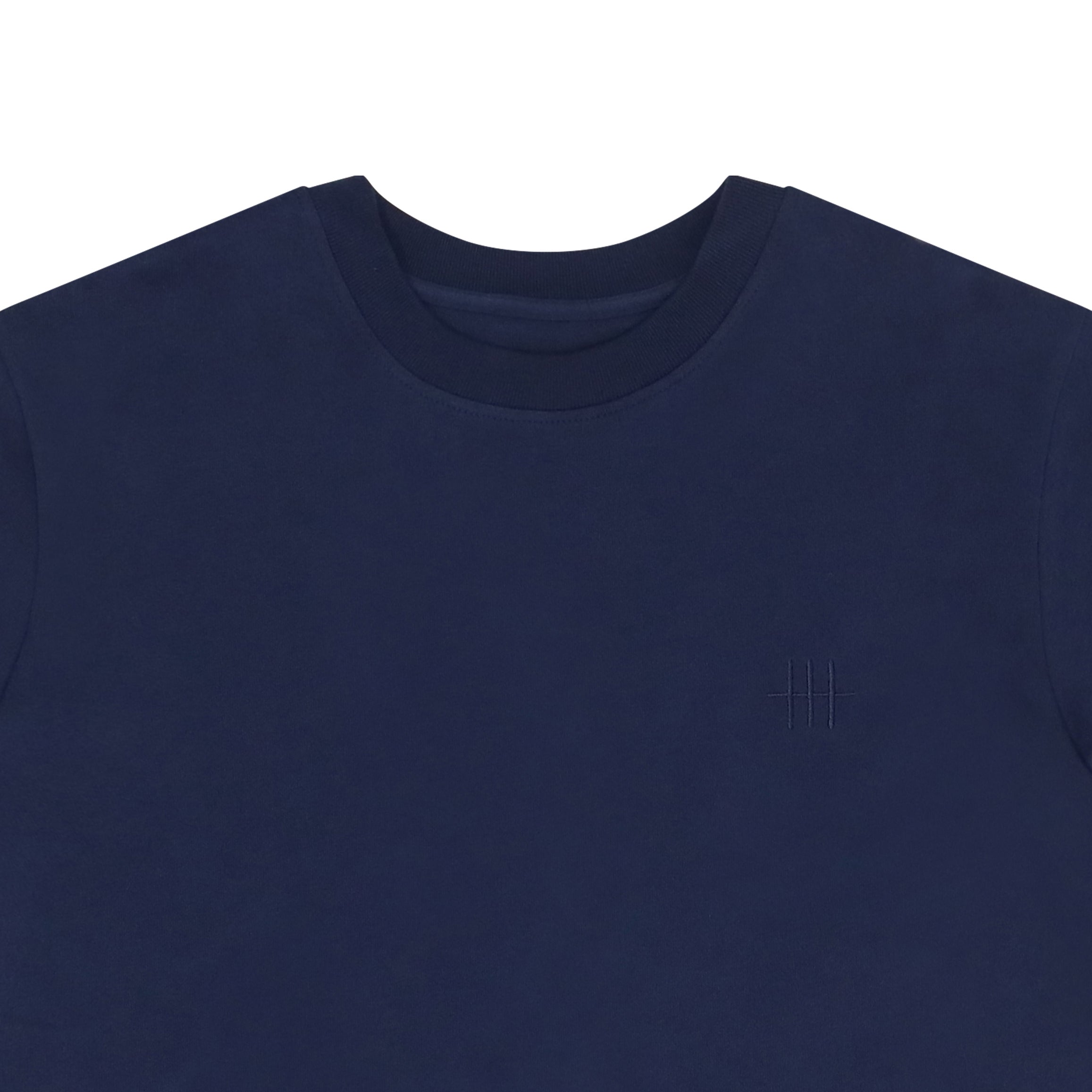 Longer Line Tee - Navy