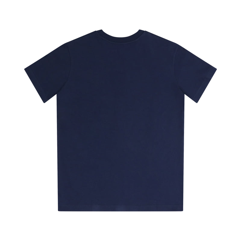 Longer Line Tee - Navy