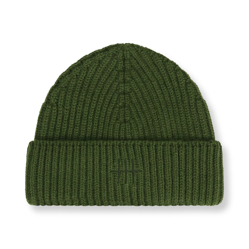 Merino Benson Beanie - Forest