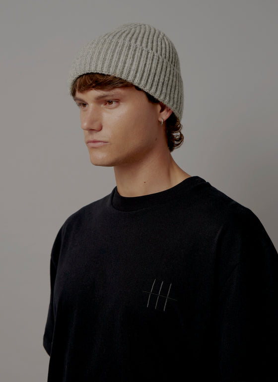 Merino Benson Beanie - Grey