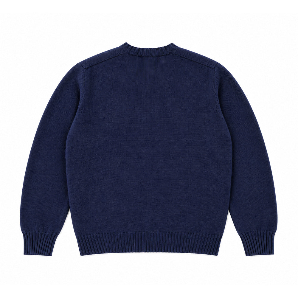 Lambswool Knit - Navy