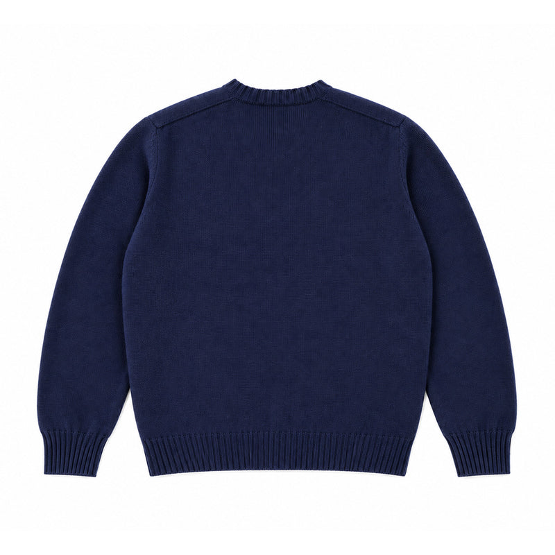 Lambswool Knit - Navy