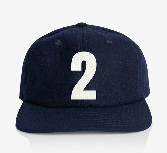 ALPHABET WOOL CAP - NAVY