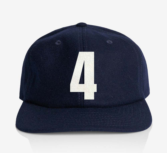 ALPHABET WOOL CAP - NAVY
