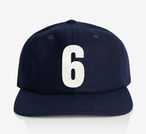 ALPHABET WOOL CAP - NAVY