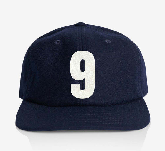 ALPHABET WOOL CAP - NAVY