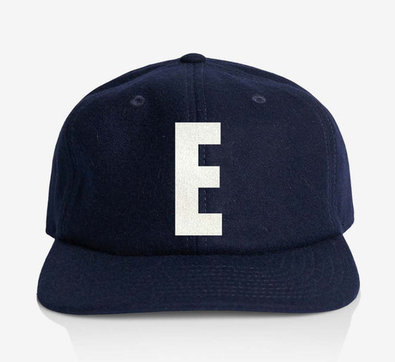 ALPHABET WOOL CAP - NAVY