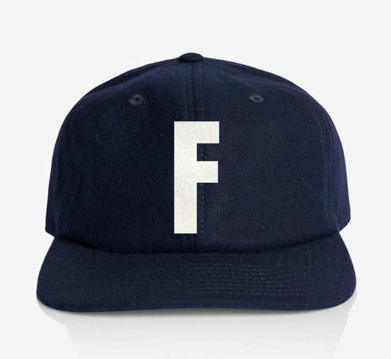 ALPHABET WOOL CAP - NAVY