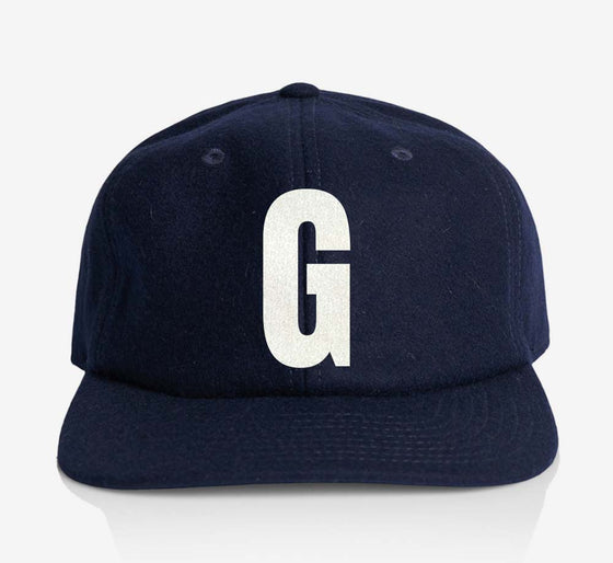 ALPHABET WOOL CAP - NAVY