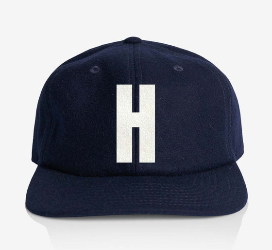 ALPHABET WOOL CAP - NAVY