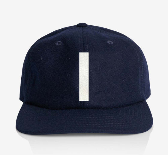 ALPHABET WOOL CAP - NAVY