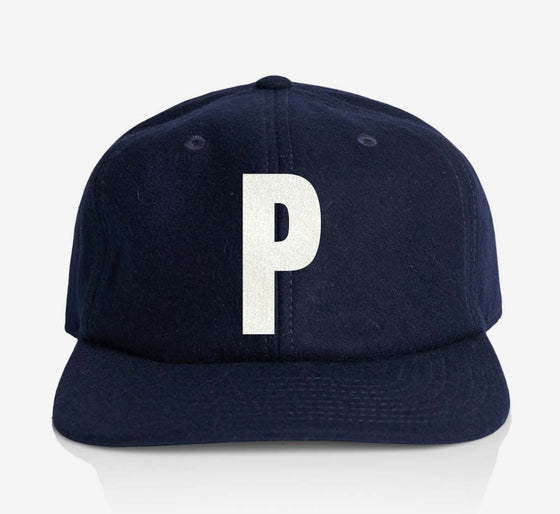 ALPHABET WOOL CAP - NAVY