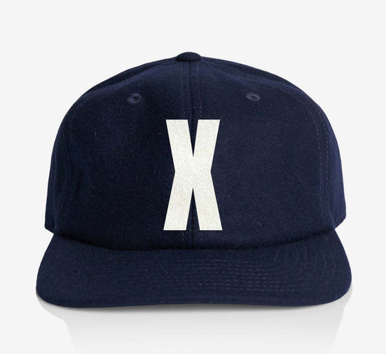 ALPHABET WOOL CAP - NAVY