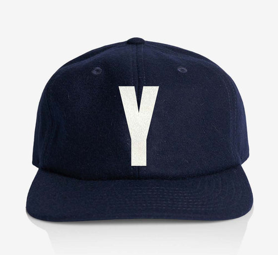 ALPHABET WOOL CAP - NAVY