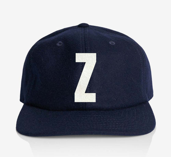 ALPHABET WOOL CAP - NAVY