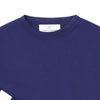 Collegiate Crew Neck - Marine Blue and Off-White