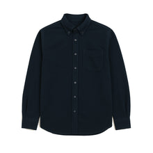 Heavy Moleskin Overshirt - Navy
