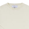 Collegiate Crew Neck - Off-White and Marine Blue